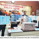 ▲경찰 사이버 수사대 1조 4천억 루피아 규모 국제 온라인 도박 조직 검거