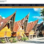 ▲북수마트라의 바탁족(Suku Batak) 전통 가옥