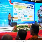 ▲아일랑가 하르타르토 경제조정장관, 경제성장 8% 목표 설명