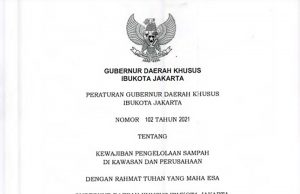 자카르타시, 요식업계 음식물 쓰레기 자체 처리 의무화