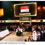 ▲인도네시아 e풋볼 대표팀, FIFAe 월드컵 2024 우승. 2024.12.12