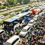 ▲자카르타 진입도로 교통 정체