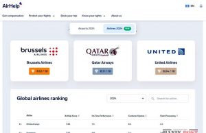 에어헬프 선정 가루다 인도네시아 2024년 세계 최고 항공사 13위 기록