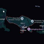 발리 지역 지도