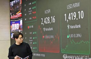 코스피, 개인 투매에 2,420대 마감