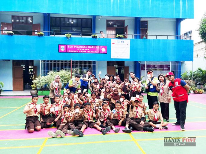 경남대 적십자 봉사단, 피상안 바루 초등학교서 문화교류 활동 전개