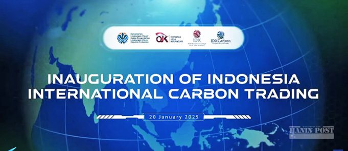 인도네시아, 1월 20일 국제 탄소거래소 공식 출범