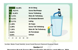 2024년도 가정별 주요 식수원 비율 현황