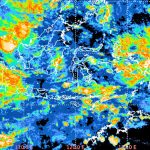 ▲동부 자바 남쪽 인도양 해상에서 열대성 저기압 발생 폭풍우 경고. 2025.1.10