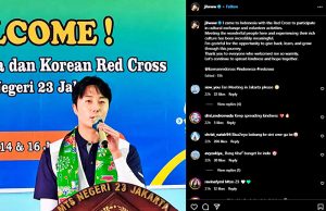 정일우, 인도네시아 적십자 활동 통해 영감 전파