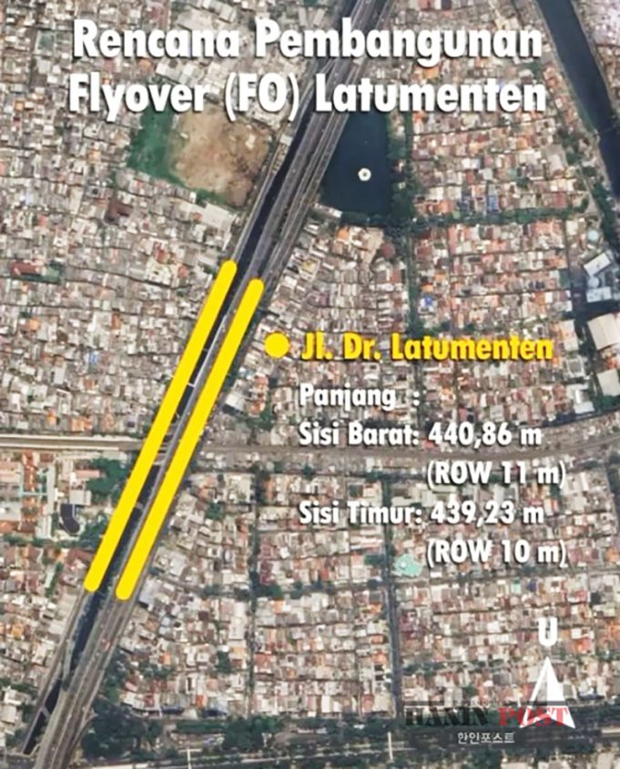 자카르타, 4,940억 루피아 투입 두 고가도로는?