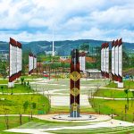 ▲인도네시아 신수도(Ibu Kota Nusantara) 대통령궁 건너편 공원 단지