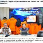 ▲자카르타 이민당국은 불법 미용소에서 근무해 온 외국인을 체포. 2025.1.10