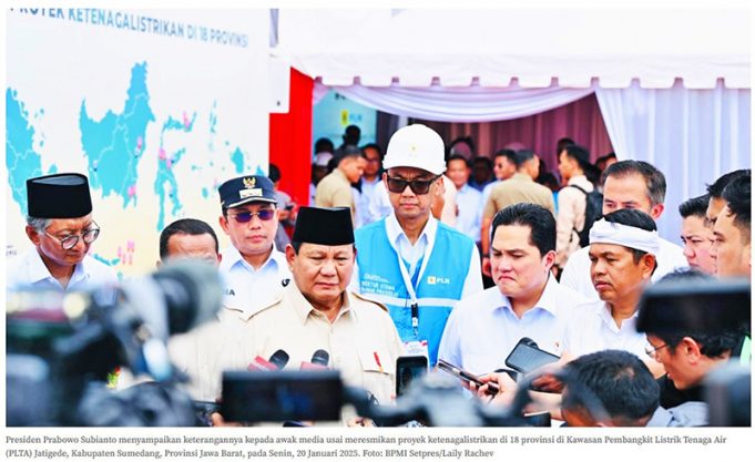 프라보워 대통령 “5년 후, 인도네시아, 연료 수입 중단”