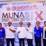 제9차 섬유·의류·가죽 노동조합 연맹(FSP TSK-SPSI) 전국대회가 1월 8일, 욕야카르타에서 개막했다.사진 노동부