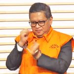 ▲구속 수감된 투쟁민주당(PDIP) 사무총장 하스토 크리스티얀토. 2025.2.21