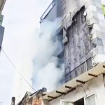 ▲글로독 호텔 화재 발생. 2025.2.25