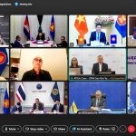 ▲동남아시아국가연합(ASEAN) 10개국 경제 장관들이 ASEAN 상품 무역 협정(ATIGA) 화상회의. 2025.2.11
