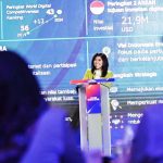 ▲무티아 하피드 디지털 정보통신부 장관(Menteri Komunikasi dan Digital Meutya Hafid)