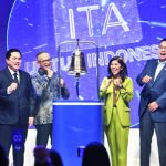 ▲므우티아 하피드(Meutya Hafid) 디지털통신부 장관은 Wi-Fi 6E 및 Wi-Fi 7을 공식 출시하고 있다. 자카르타. 2025.2.10. 디지털통신부