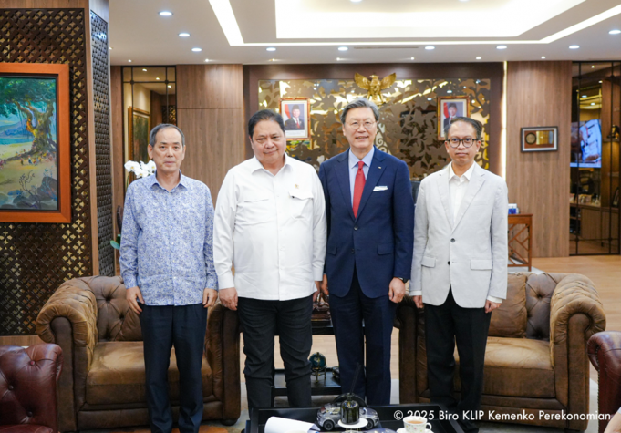 아일랑가 장관, 김창범 FKI 부회장과 글로벌 공급망 모색