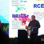 ▲아일랑가 하르타르토 경제조정장관은 식량 안보 확보를 최우선 과제라고 발표. 2025.1