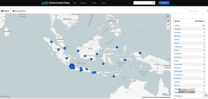 자카르타 중심 인도네시아 데이터센터 산업 급성장