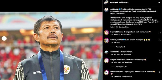 축구협회, U-20 대표팀 인드라 감독 경질 신태용 감독 귀환 이슈