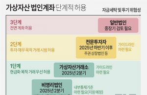 가상자산 법인계좌 단계적 허용