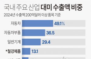‘트럼프 관세’ 철강부터 한국 첫 사정권…자동차·가전도 타격