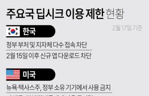 딥시크 한국내 신규서비스 중단…”기존 이용자 신중히 이용”