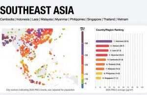 인도네시아, 2024년 동남아 대기 오염 최악 국가