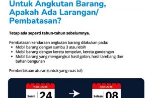 르바란에 화물차 운행 제한 시행, 세부 규정 숙지해야