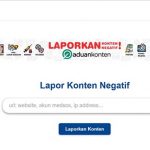 ▲디지털통신부는 부정적인 콘텐츠를 신고하는 사이트 aduankonten.id운영