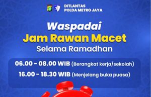 라마단 기간 자카르타 교통 체증, 혼잡 시간대에 주의해야