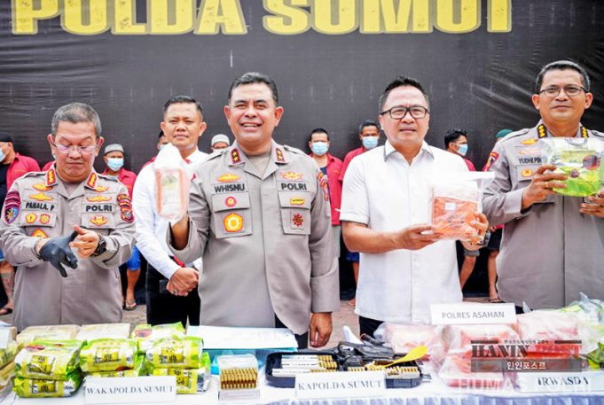국제 마약 조직부터 무장 두목까지, 북수마트라에서 검거