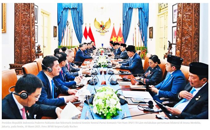 인도네시아-베트남, 수교 70주년 기념 ‘포괄적 전략 동반자 관계’ 격상