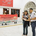 ▲철도청 KAI 반둥 제2운영지역본부 열차 내 성추행 예방 활동