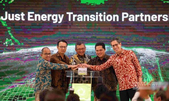 인도네시아 2023 발리 G20정상회의서 Just Energy Transition Partnership과 협력. 사진. 주인도네시아 미국대사관
