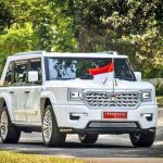 프라보워 대통령 취임식에 사용된 마웅 군용차량