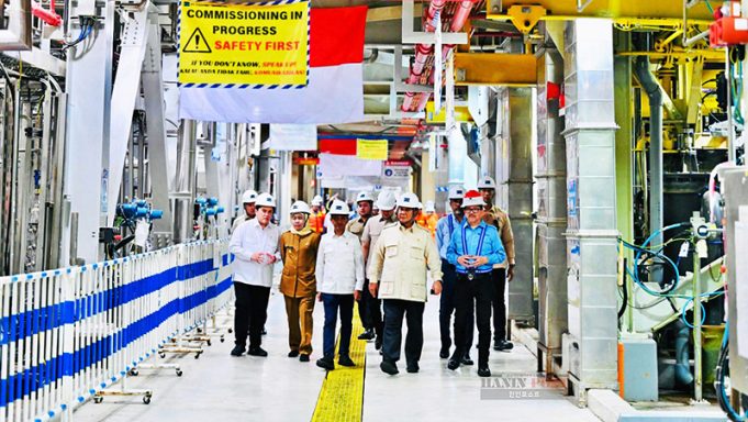 인도네시아 금 연간 60톤 생산 규모 제련소 준공