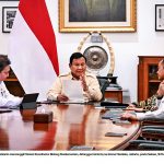 프라보워 수비안토 대통령과 아일랑가 장관