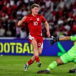 3월 25일, 바레인을 상대로 결승골을 넣는 올레 로메니