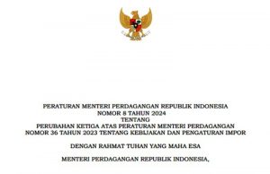 무역부 장관 “2024년 무역부 장관령 제8호 개정”… 규제완화 태스크포스 대기 중