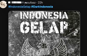 거리에 나온 시민들의 외침, Indonesia Gelap
