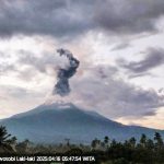 ▲동누사틍가라주에 위치한 르워토비 라키라키 화산(Gunung Lewotobi Laki-Laki) 분화