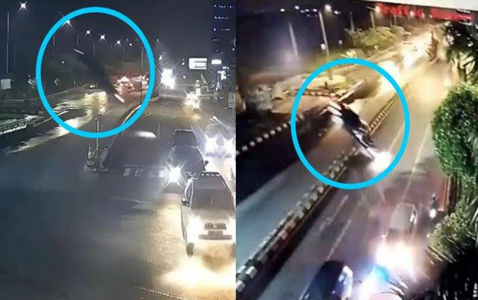 (영상) 구글 지도만 믿고 달리다 미개통 고속도로서 12m 아래로 추락