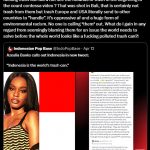 미국 출신 래퍼 아질리아 뱅크스 소셜 미디어 X