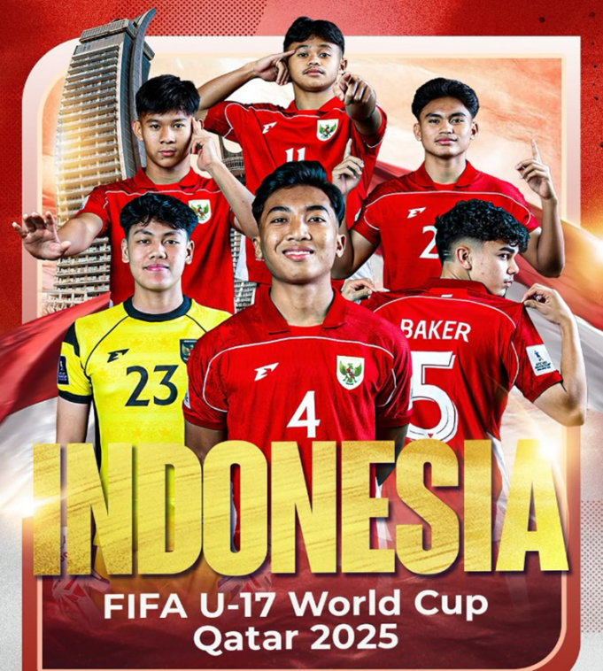 (영상) 인도네시아 U-17 축구, 2025 월드컵 본선 진출 쾌거