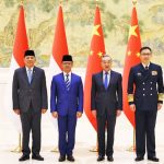 인도네시아-중국 외교·국방 2+2 회의. 중국 베이징. 2025.4.21